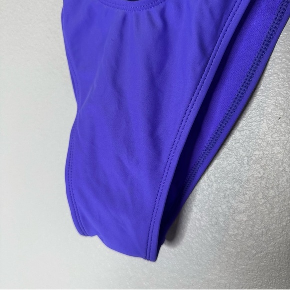 New XXS Vibrant Purple Cutout Swimsuit Wild Fable Woman’s swimsuit - Picture 7 of 12